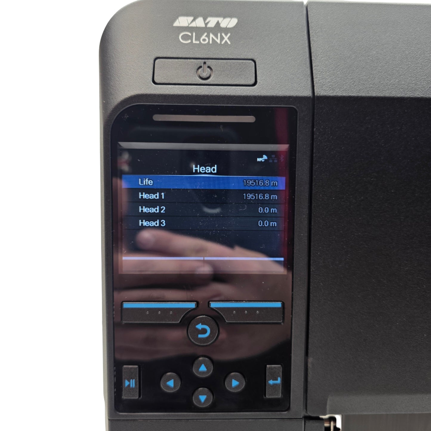 Used Sato CL6NX WWCL91061 Barcode Label Printer 305dpi 6.5" Width 7.99in/s 100-240VAC