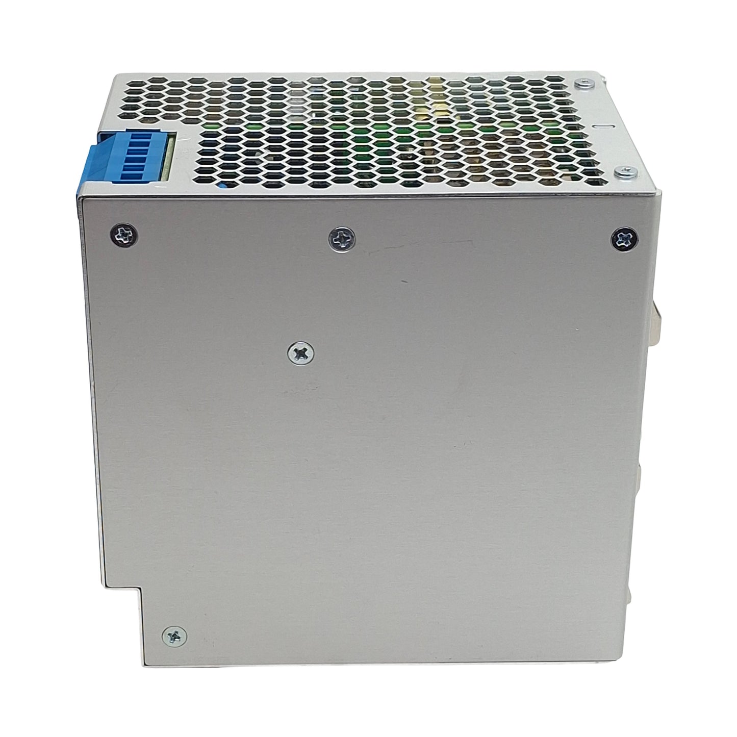 Used Delta DRP-24V480W1CAN Power Supply, 100-240VAC In, 20A 24VDC 480W Out, DIN Rail