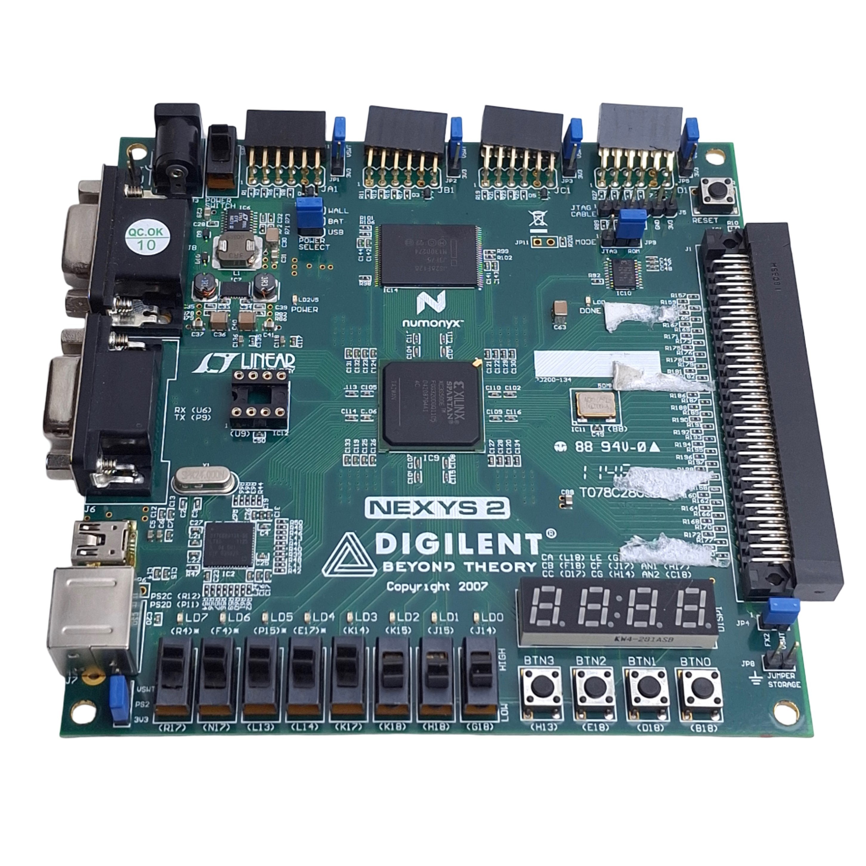 Diligent NEXYS2 FPGA Dev Trainer Board Xilinx Spartan 3E USB2 VGA P diligent-nexys2-fpga-dev-trainer-board-xilinx-spartan-3e-usb2-vga-p