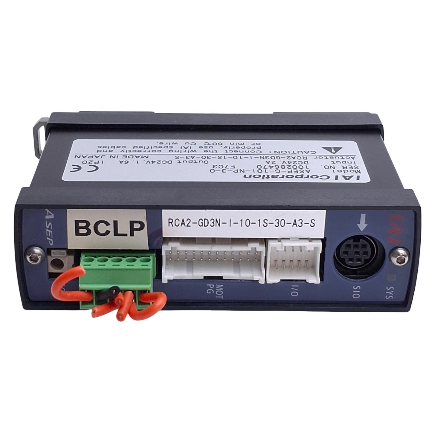 Used IAI ASEP-C-101-NP-3-0 Robo Cylinder Controller, 24VDC, NPN Signal, 10W