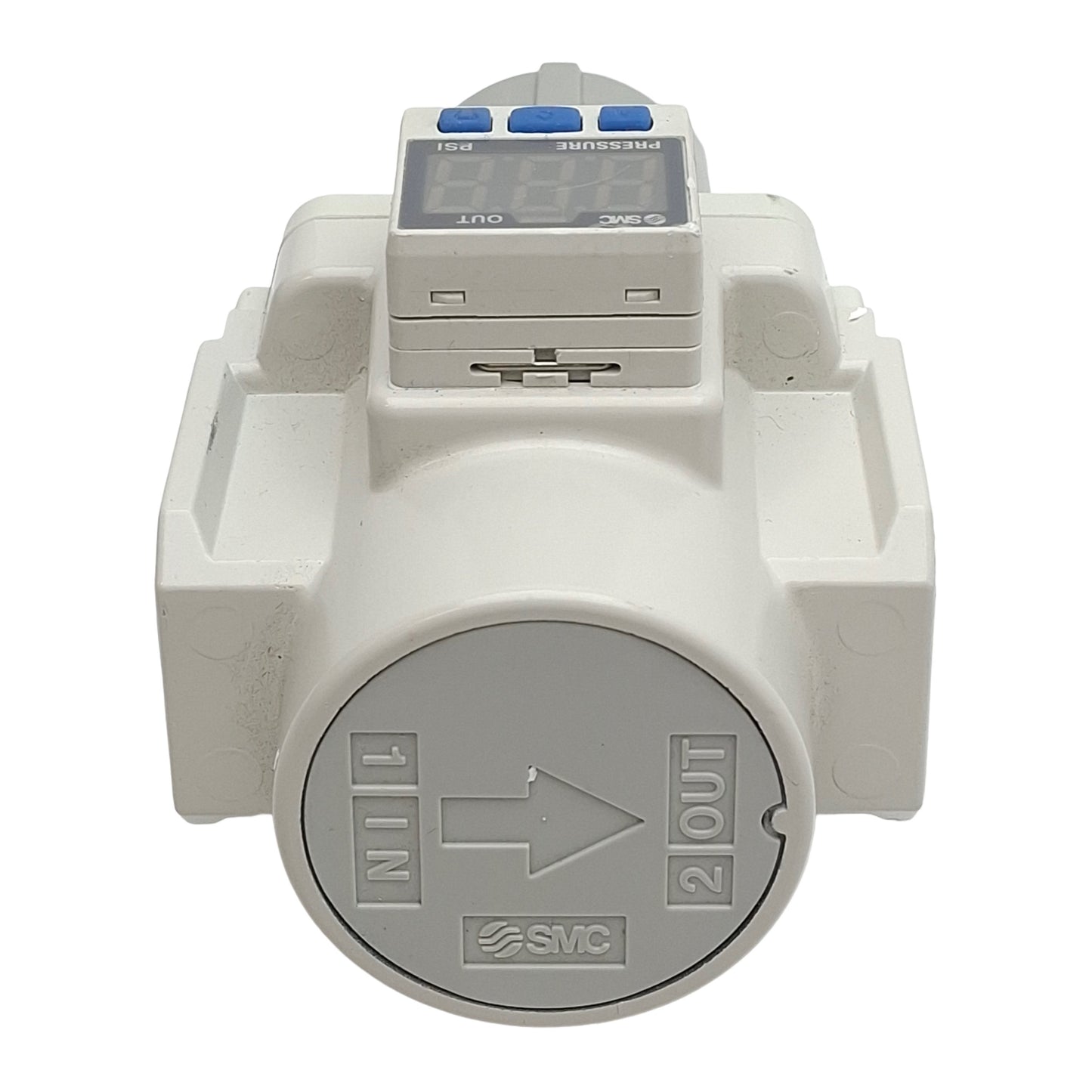 New – Open box SMC AR40-N04E3-RZ-B Pneumatic Regulator, 145psi Max, 7-125psi Set, 1/2in NPT