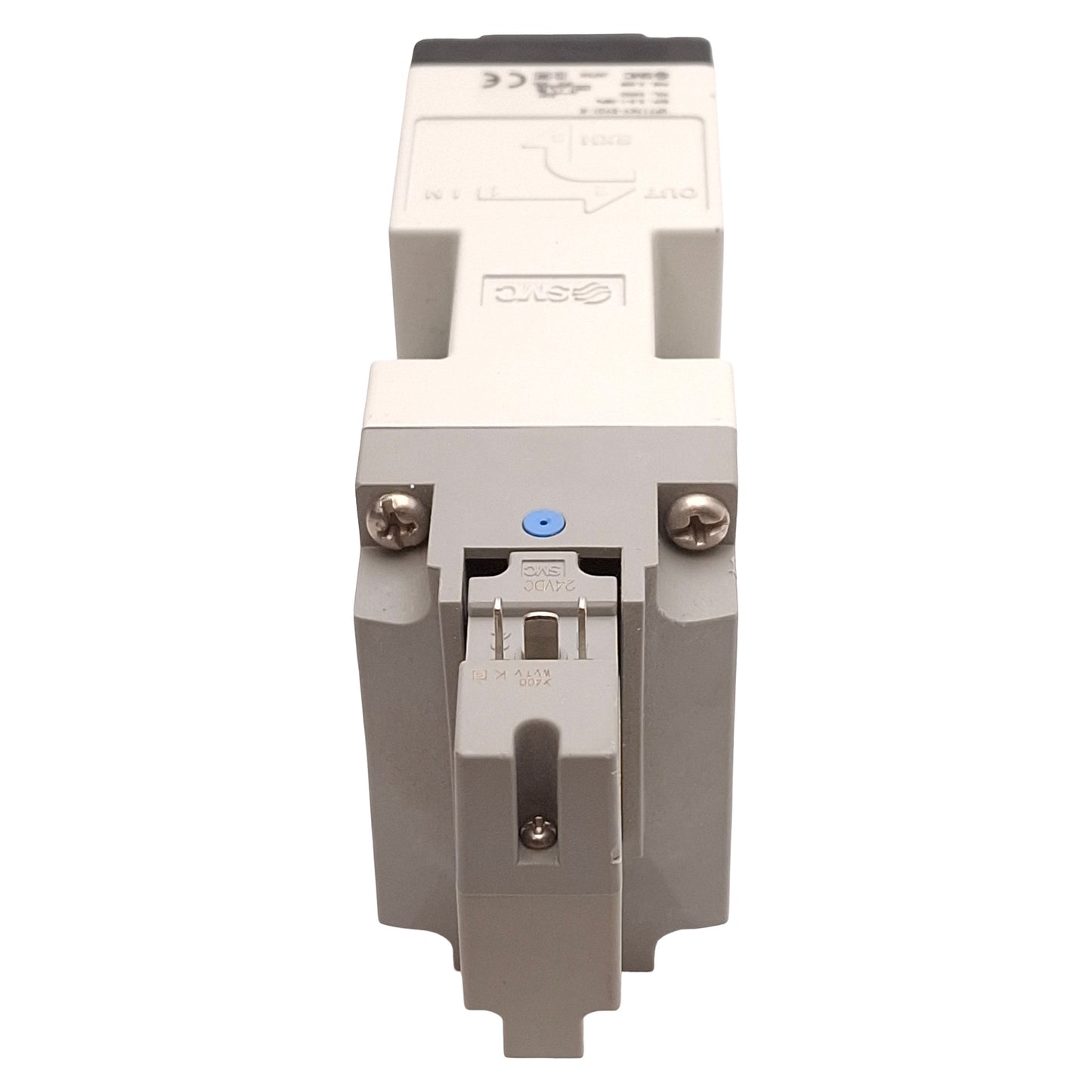 Used SMC VP717KY-5YO1-R Pressure Relief Solenoid Valve, 0.2-1.0MPa, G1/2, 24VDC Coil
