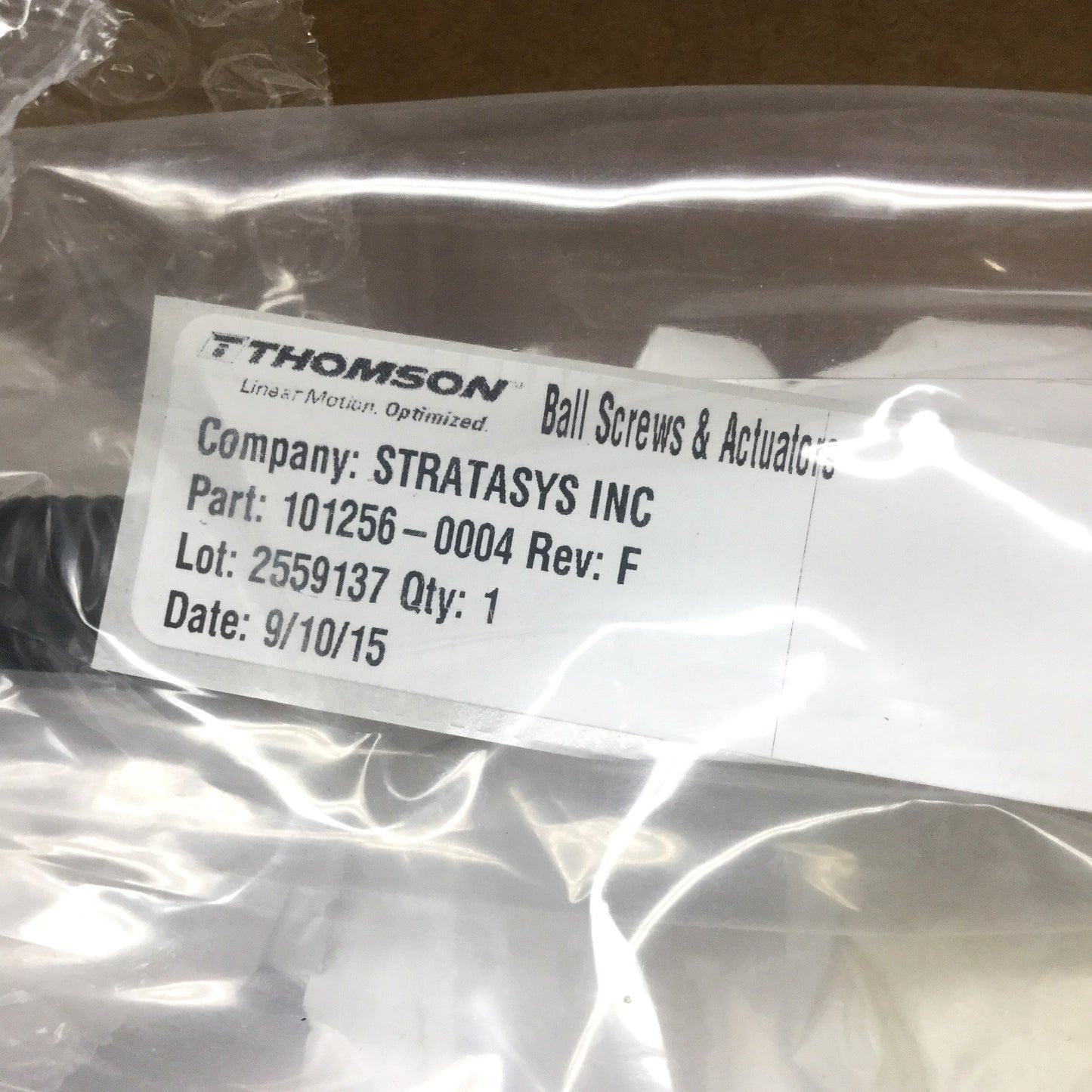 Open box Stratasys 109407-0001 T-Class Z-Axis Lead Screw Kit ⌀5/8" x 31.7" OAL, 0.1" Lead