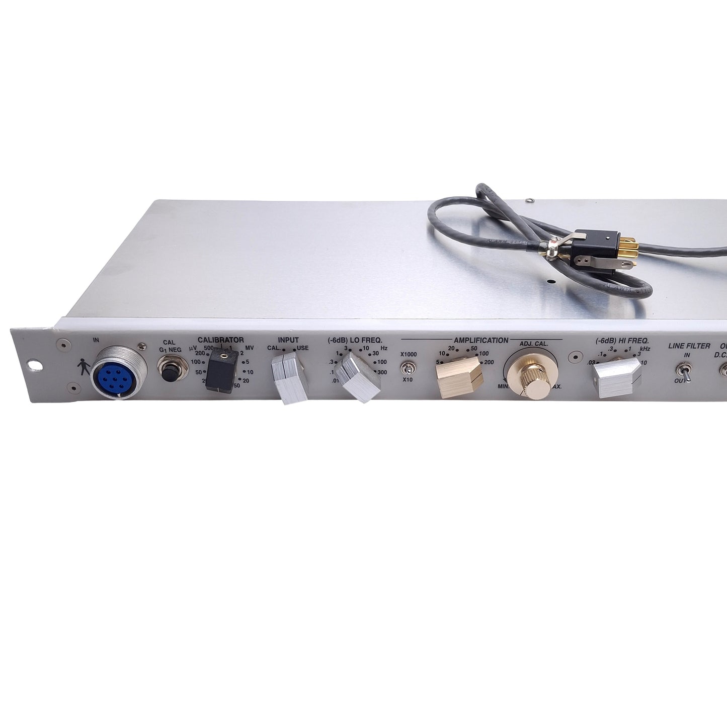 Used Grass Telefactor P511 AC Amplifier For C2 Laboratory Amplifier, 60Hz, BNC Out