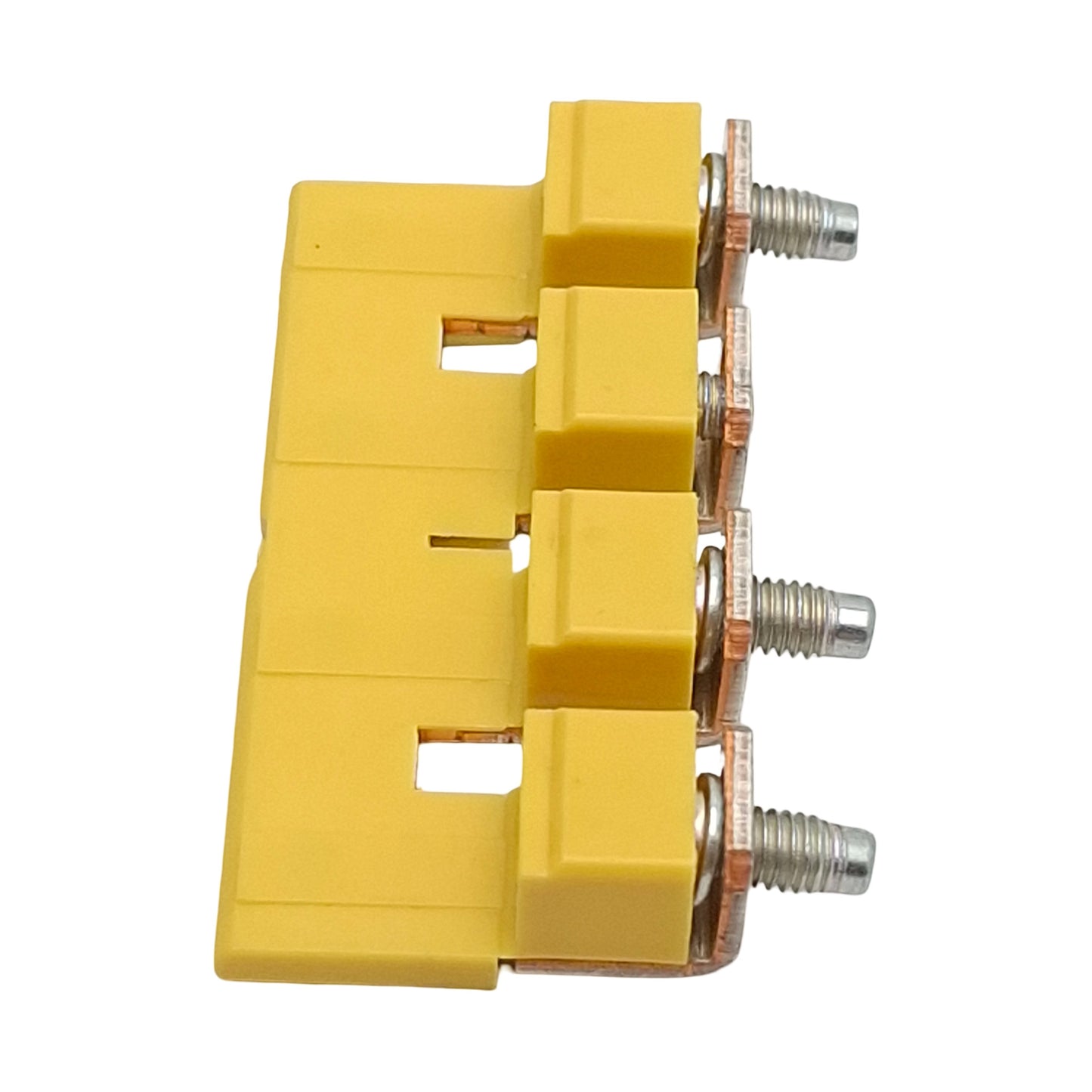 New Lot of 6 Allen Bradley 1492-CJJ10-4 Screw Center Jumper Terminal, 4-Pole