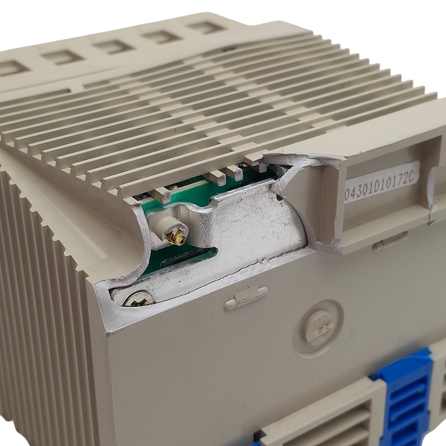 Used Idec PS5R-C24 Power Supply, 100-240VAC In, 1.3A 24VDC 30W Out *Cracked Bottom*