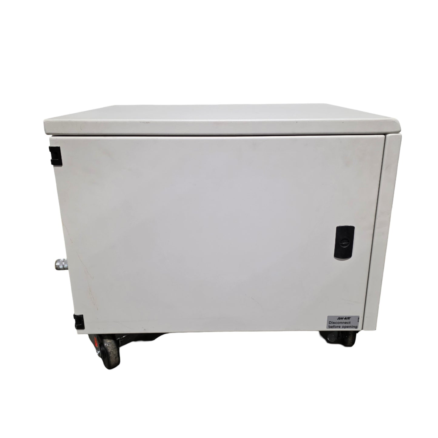 Used JUN-AIR OF302-4M Oiless Rocking Piston Compressor 0.6Hp, 120psi, 4 Liter, 120VAC