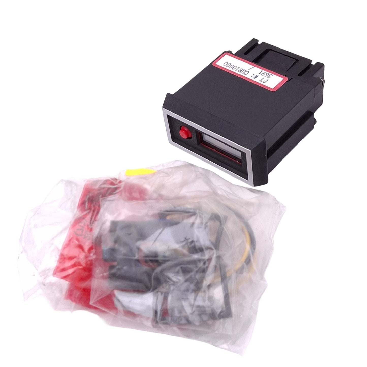 New Red Lion CUB10000 Miniature Electronic Digital Counter, 6-Digit LCD, 1/32 DIN