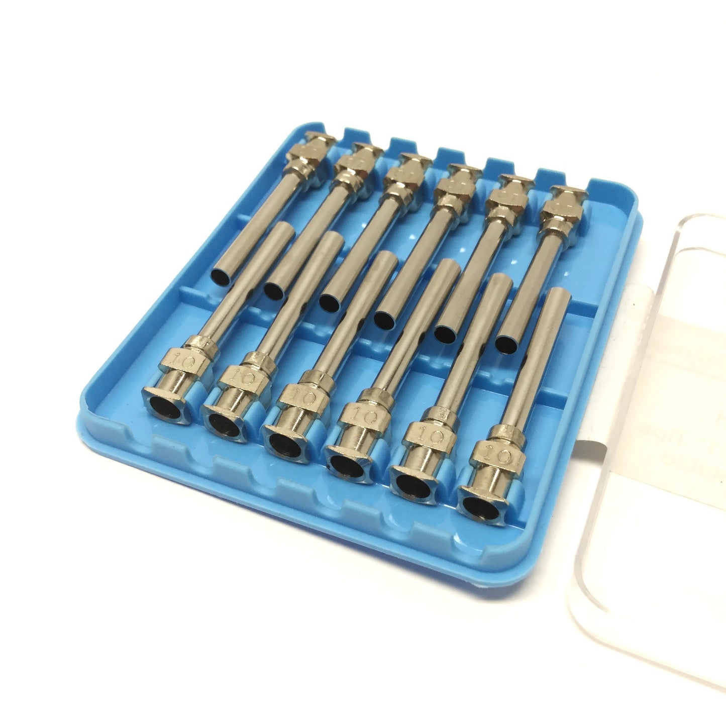 New – Open box Lot of 12 IntelliSpense 9991245-1 Reusable Blunt SS Needle Tips, 10-Gauge x 1"