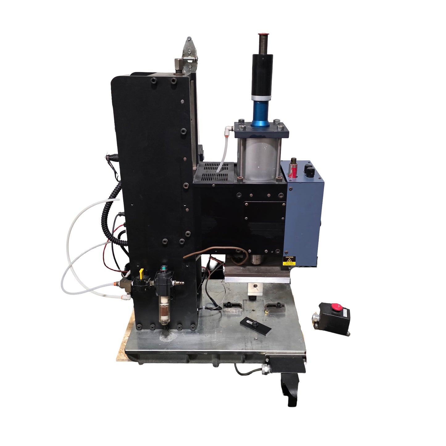 Used Dukane 48H101TS Heat Staking Thermal Press 1 Ton, 4" Stroke, 2100 Watts, 120VAC