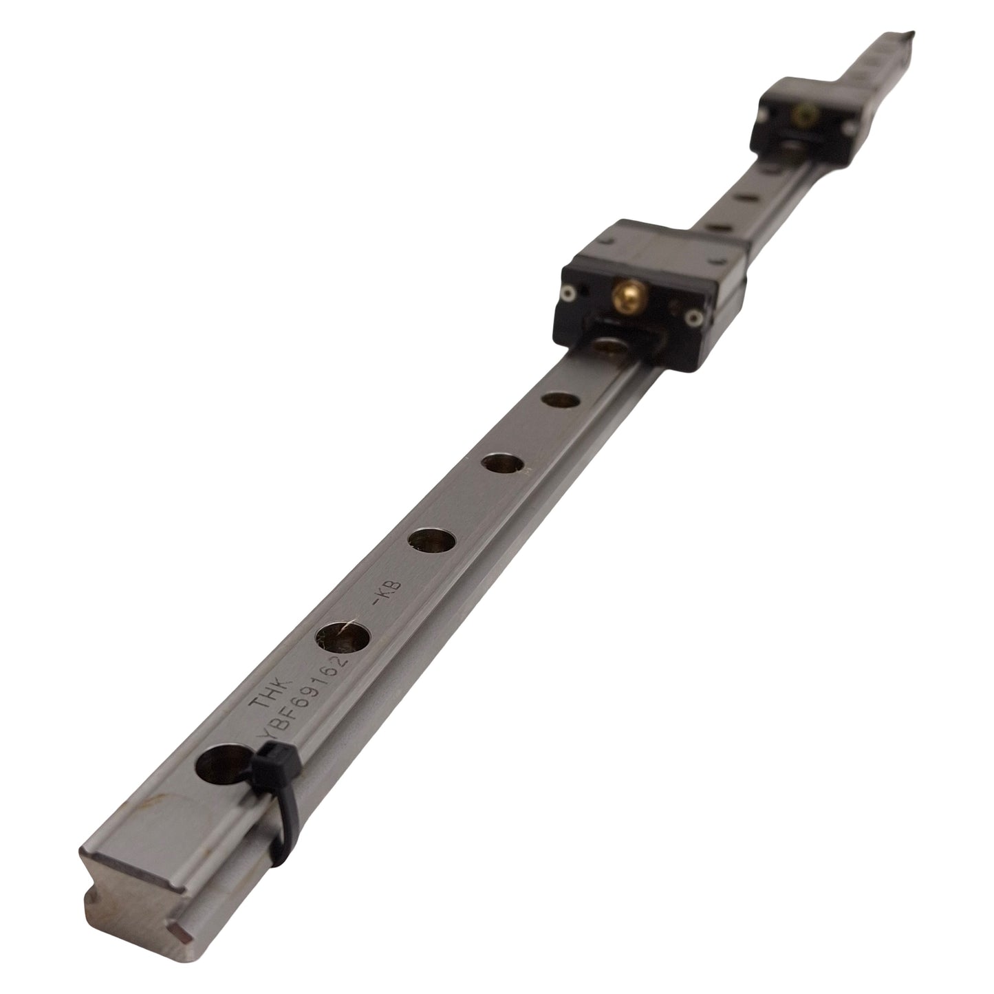 Used THK SSR15XV Linear Guide Assembly, 15mm x 580mm Rail, (2x) 40.3x34mm Carriages