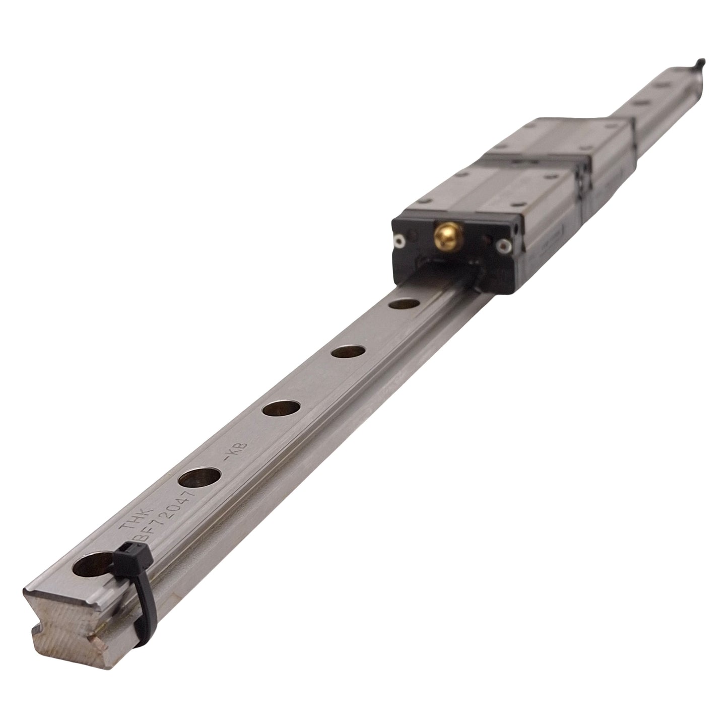 Used THK SSR15XW Linear Guide Assembly, 15mm x 410mm Rail, (2x) 56.9x34mm Carriages