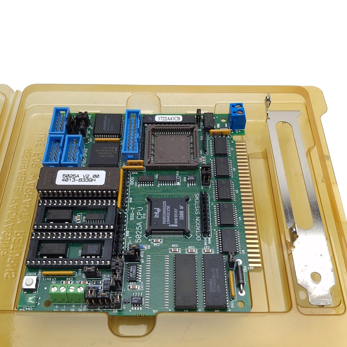Used Octagon Systems MicroPC 5025A-386-25MHZ Single Board Computer, 1MB, 386 at 25MHz