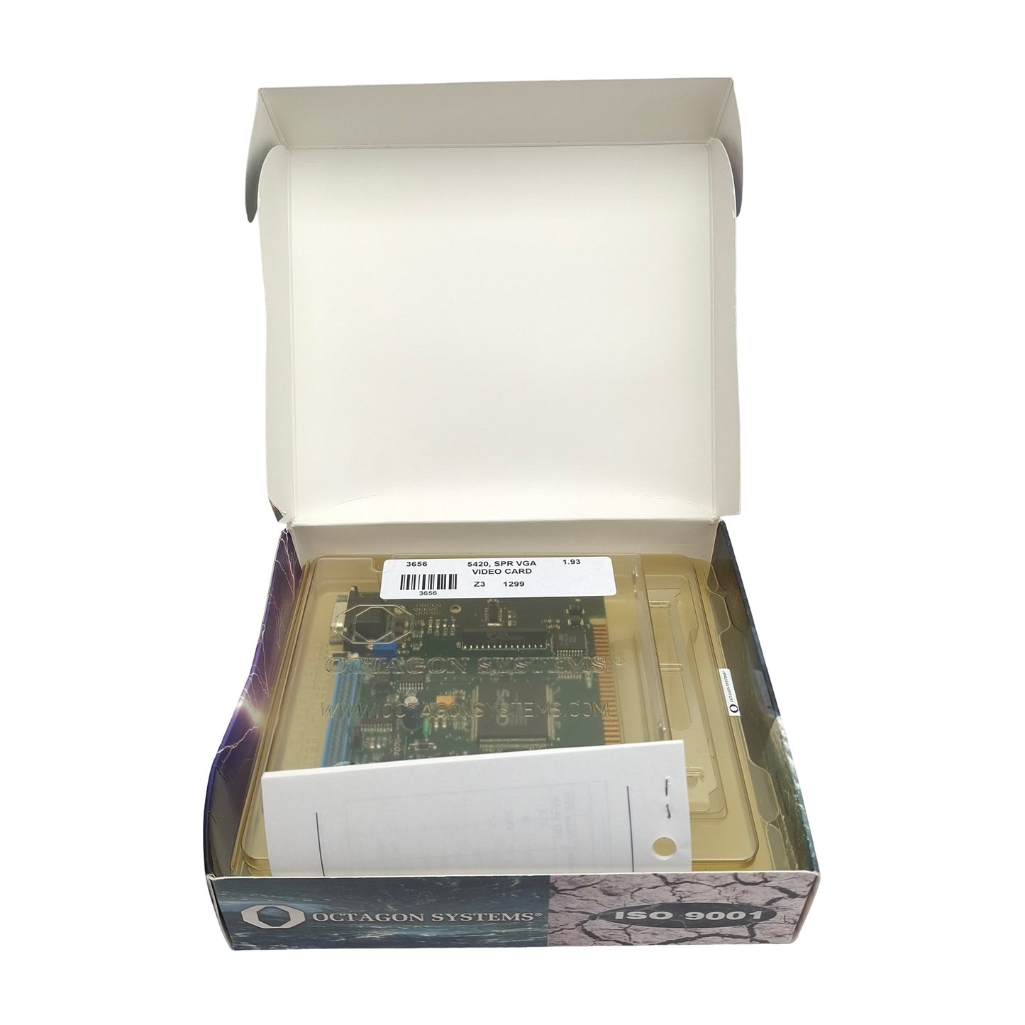New Octagon Systems MicroPC 5420 Super VGA Video Card, 5V+/-5% 380mA, 8Bit ISA Bus