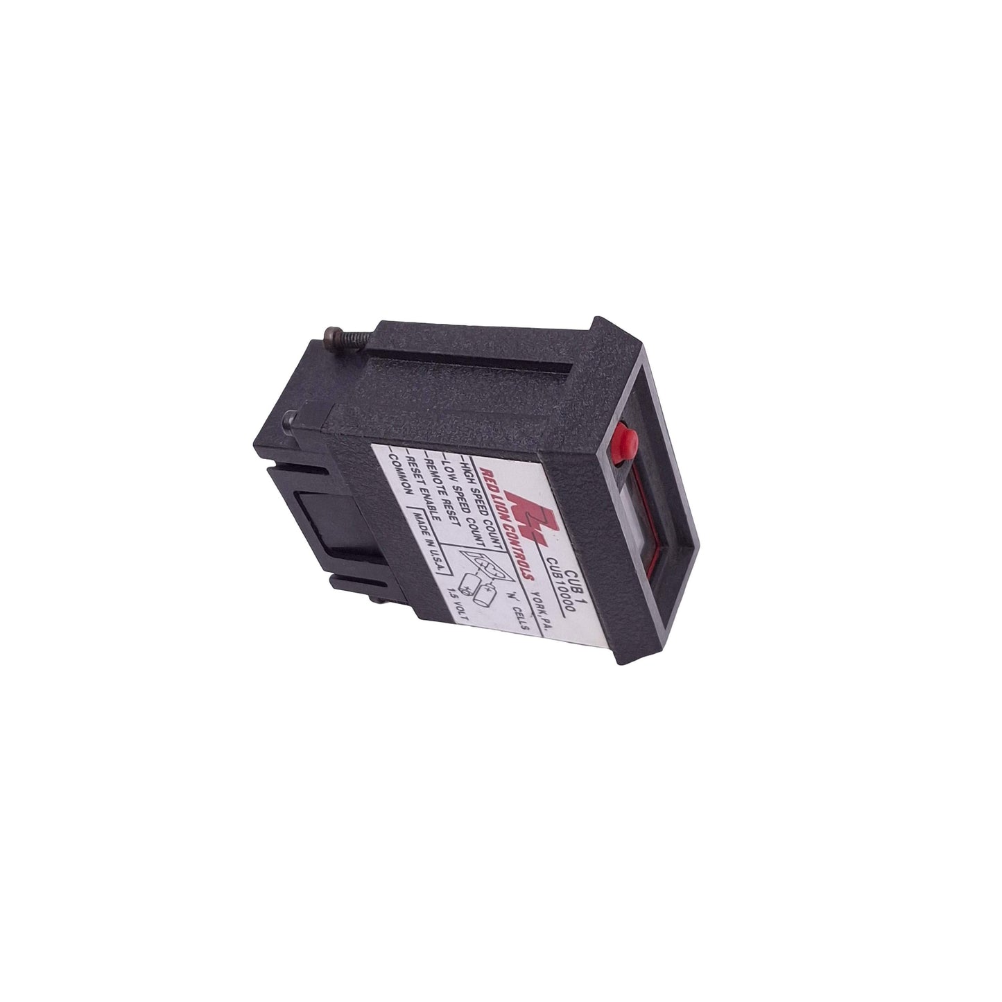 Used Red Lion CUB10000 Miniature Electronic Digital Counter, 6 Digit LCD, 1/32 DIN