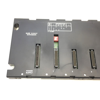 Used Ge Fanuc IC693CHS392G Base 10-Slot Expansion PLC Rack