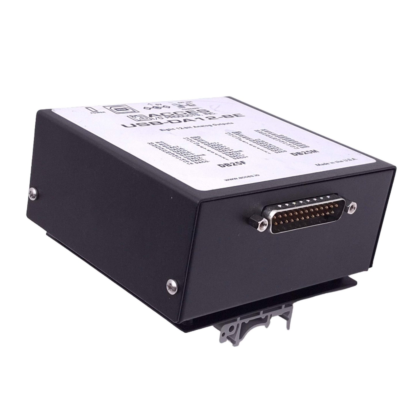 Used Acces I/O Products USB-DA12-8E Analog Output Module, 8-Channel, USB-B DB25