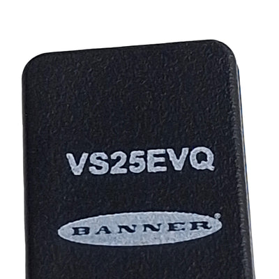 Used Banner VS25EVQ Thru Beam Sensor Emitter, 1.2m Range, 10-30VDC, 3-Pin M8 Male