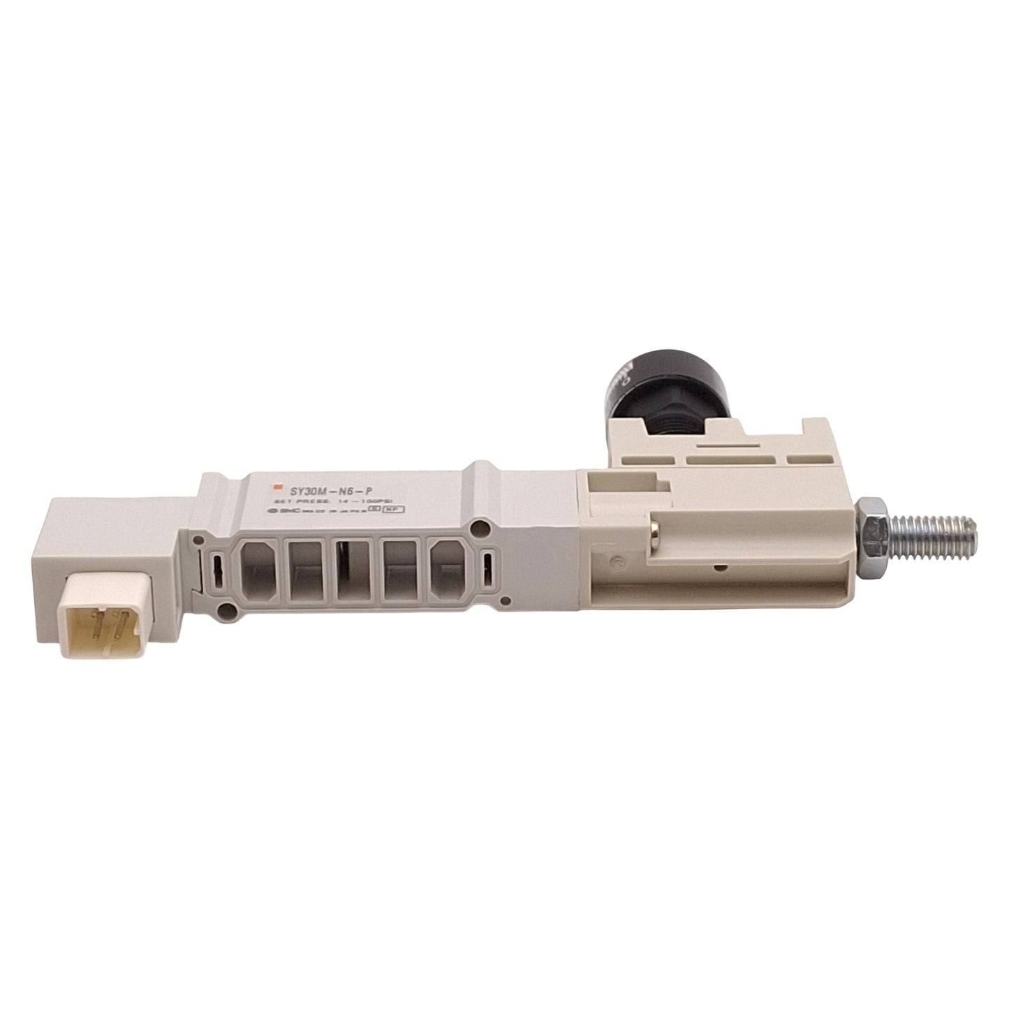 New SMC SY30M-N6-P Manifold Interface Regulator, 14-100psi Set, 0-150psi Gauge