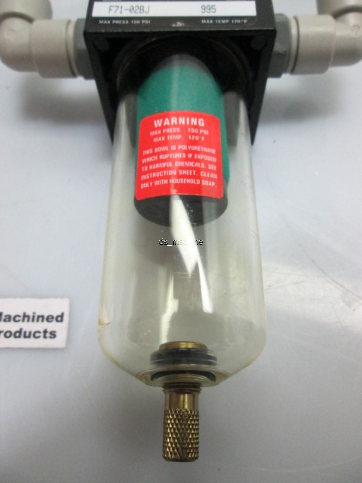 Used WATTS F71-02BJ Air Filter 1/4" NPT , With 3/8" NSF-51 Valves
