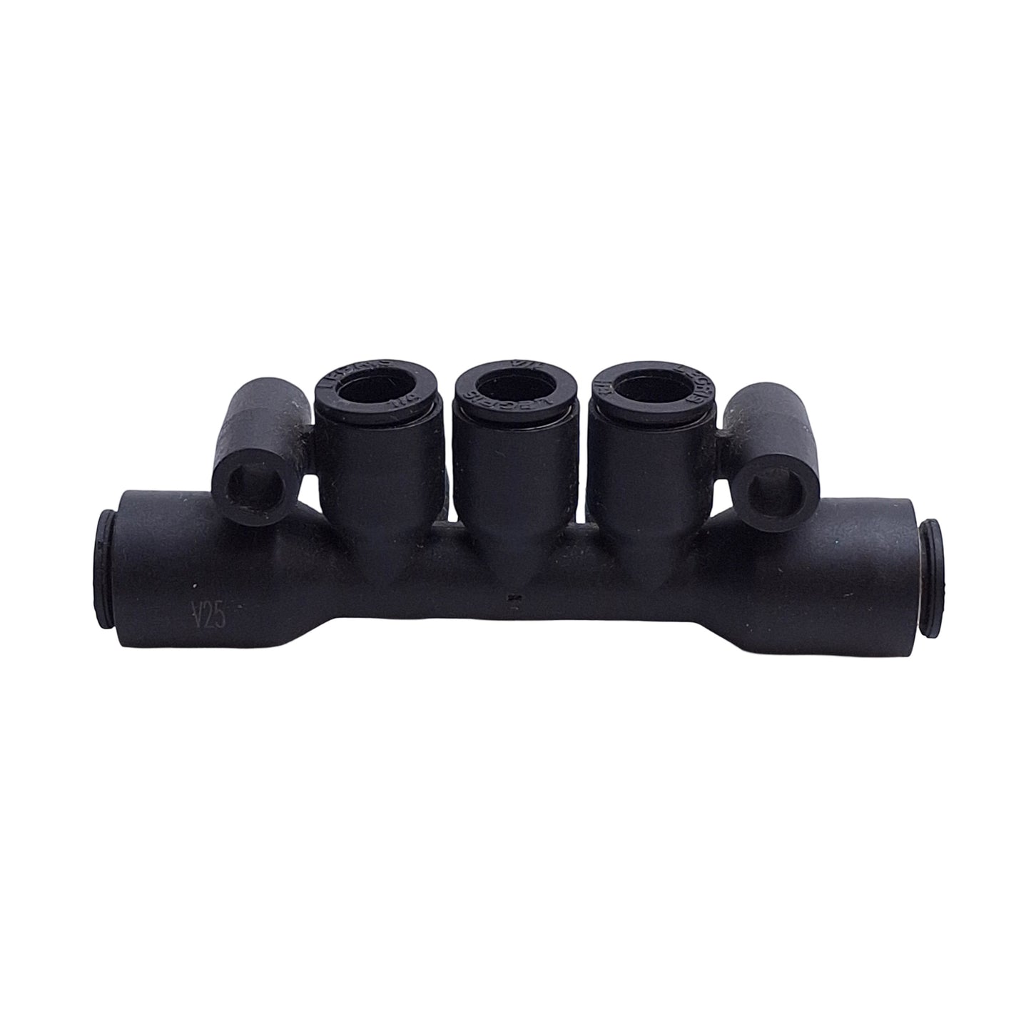 New – Open box Lot of 2 Parker Legris 33065656 Double Multiple Tee Fittings, 1/4in OD Tube