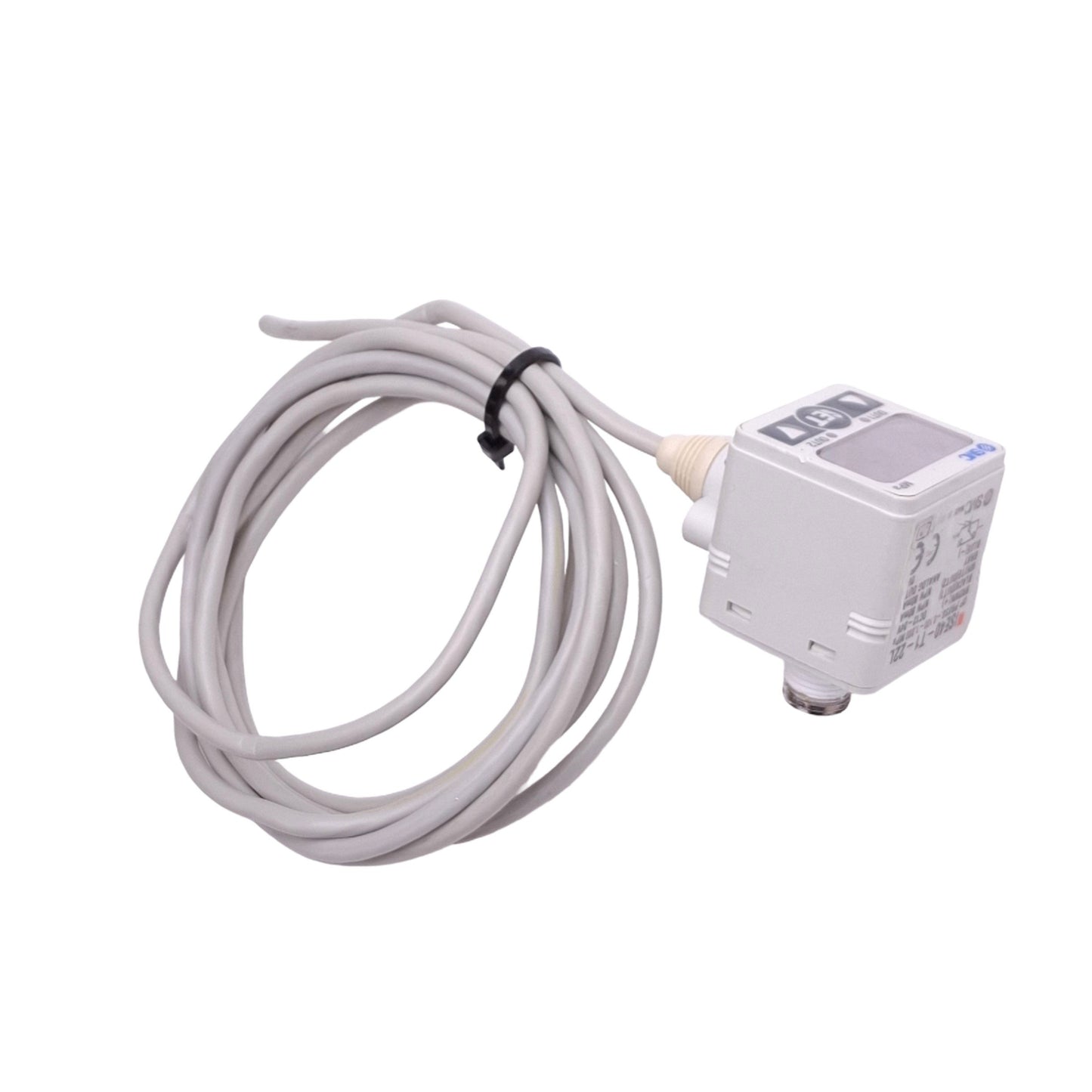 Used SMC ISE40-T1-22L Digital Pressure Switch, -0.1~1MPa 1/8NPT, NPN 80mA 12-24VDC