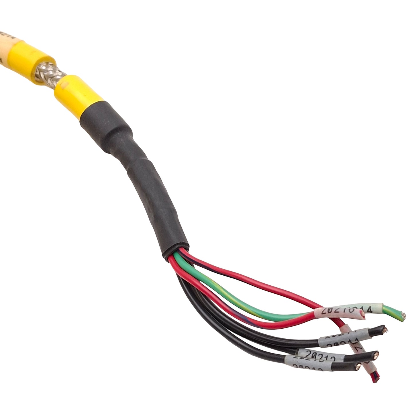 Used Parker 71-021626-10 Low Power Servo Motor Cable, 6-Pin PS to Flying Leads, 10ft