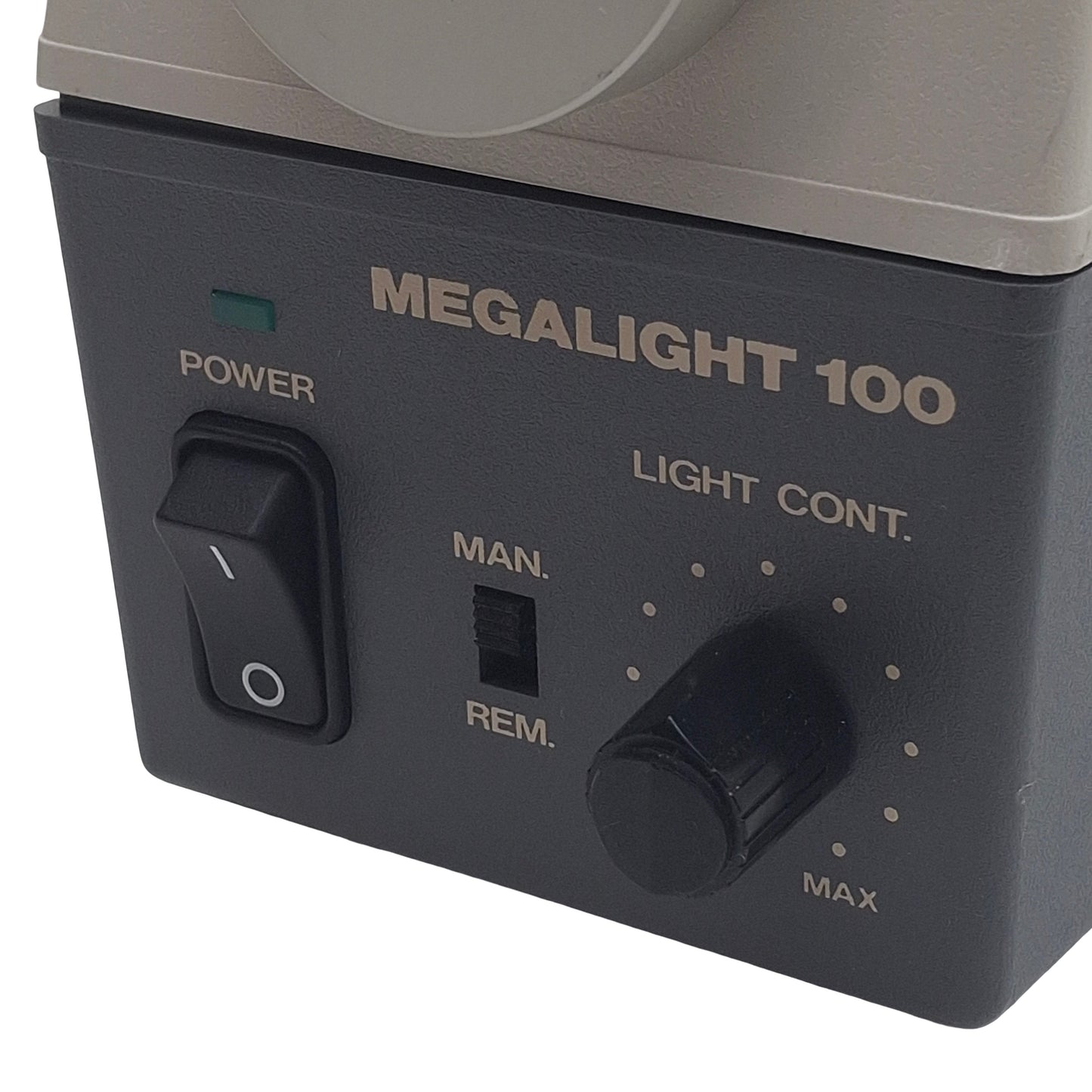Used Schott MegaLight 100 Fiber Optic Light Source, 3A/1.8A 120/240VAC, ø15mm