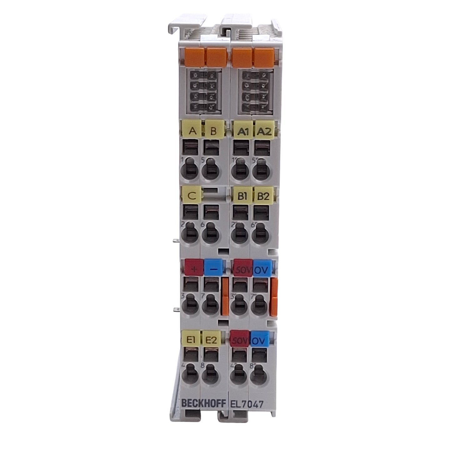 Used Beckhoff EL7047 EtherCAT Single Axis 1-Channel Stepper Motor Interface, 8-45V 5A