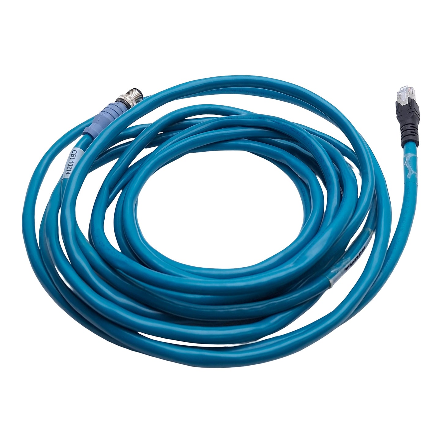 Used Turck RSSD RJ45S 441-5M Industrial Ethernet Cable 42V 1.5A, Male M12 to RJ45, 5m