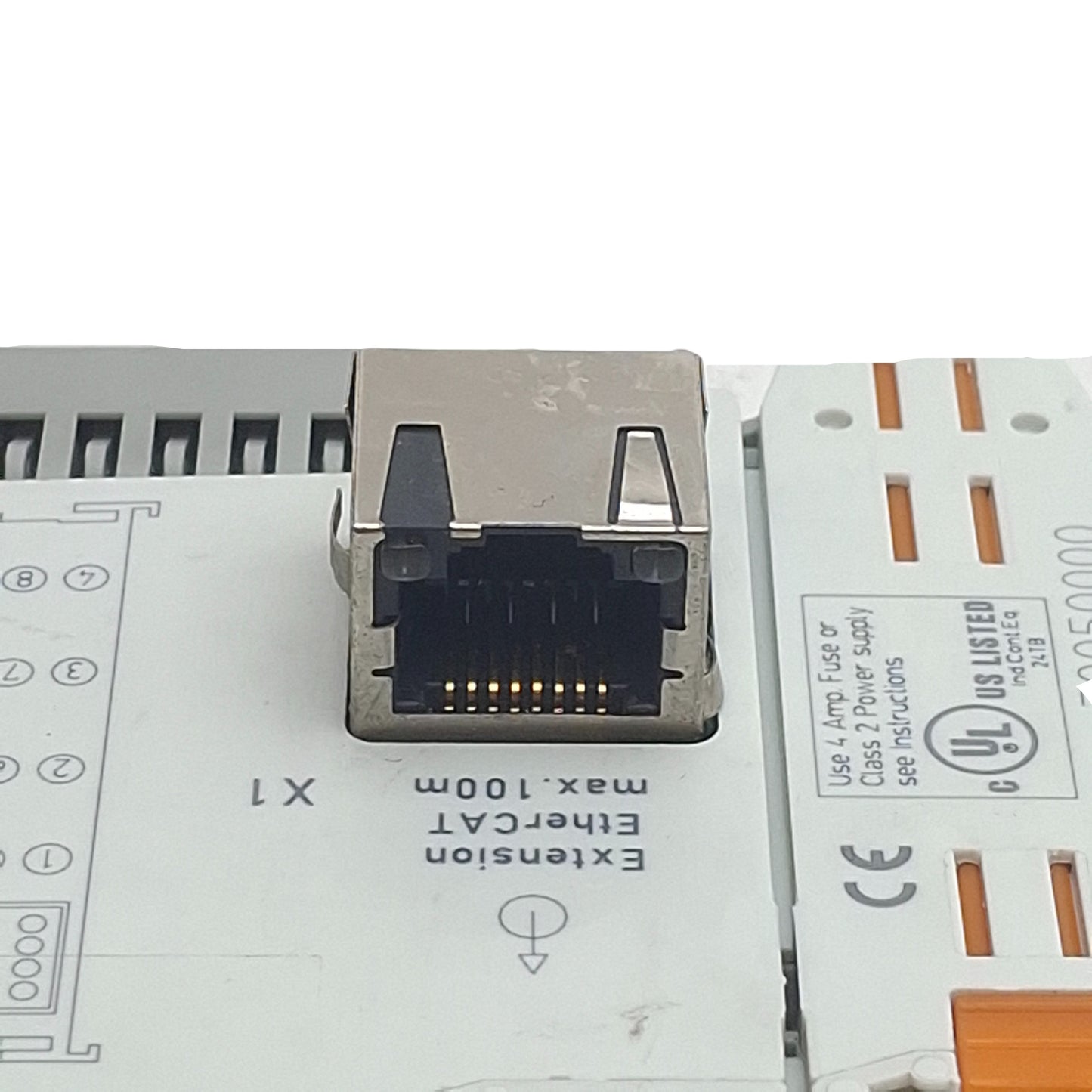 Used Beckhoff EK1110 EtherCAT Extension Terminal, 100 Mbit/s, RJ45 *w/out Cover*