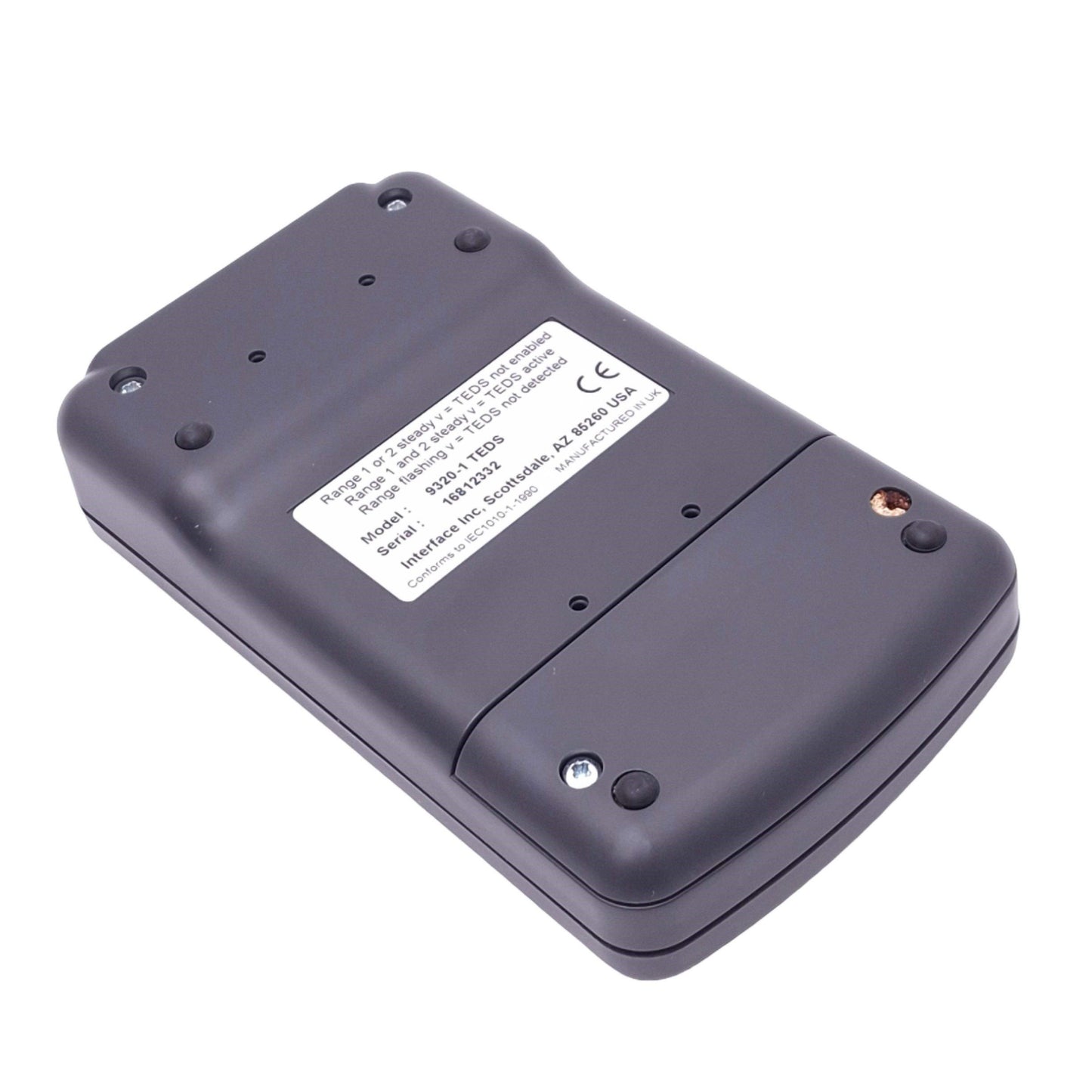 Used Interface 9320-1 TEDS Transducer Digital Indicator for Load Cell, 7-Digit, 5VDC