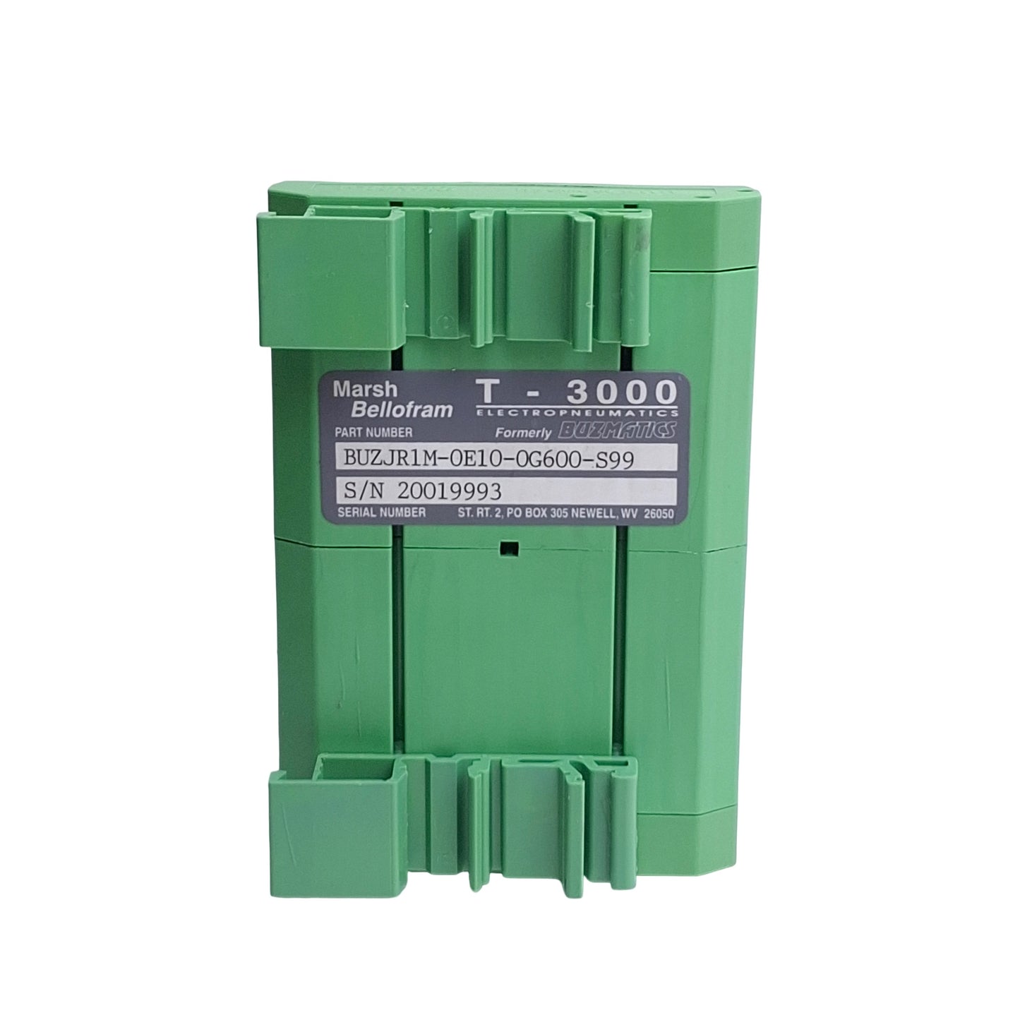 Used Buzmatics BUZJR1M-0E10-0G600-S99 Pressure Transducer Controller, T-3000, Marsh