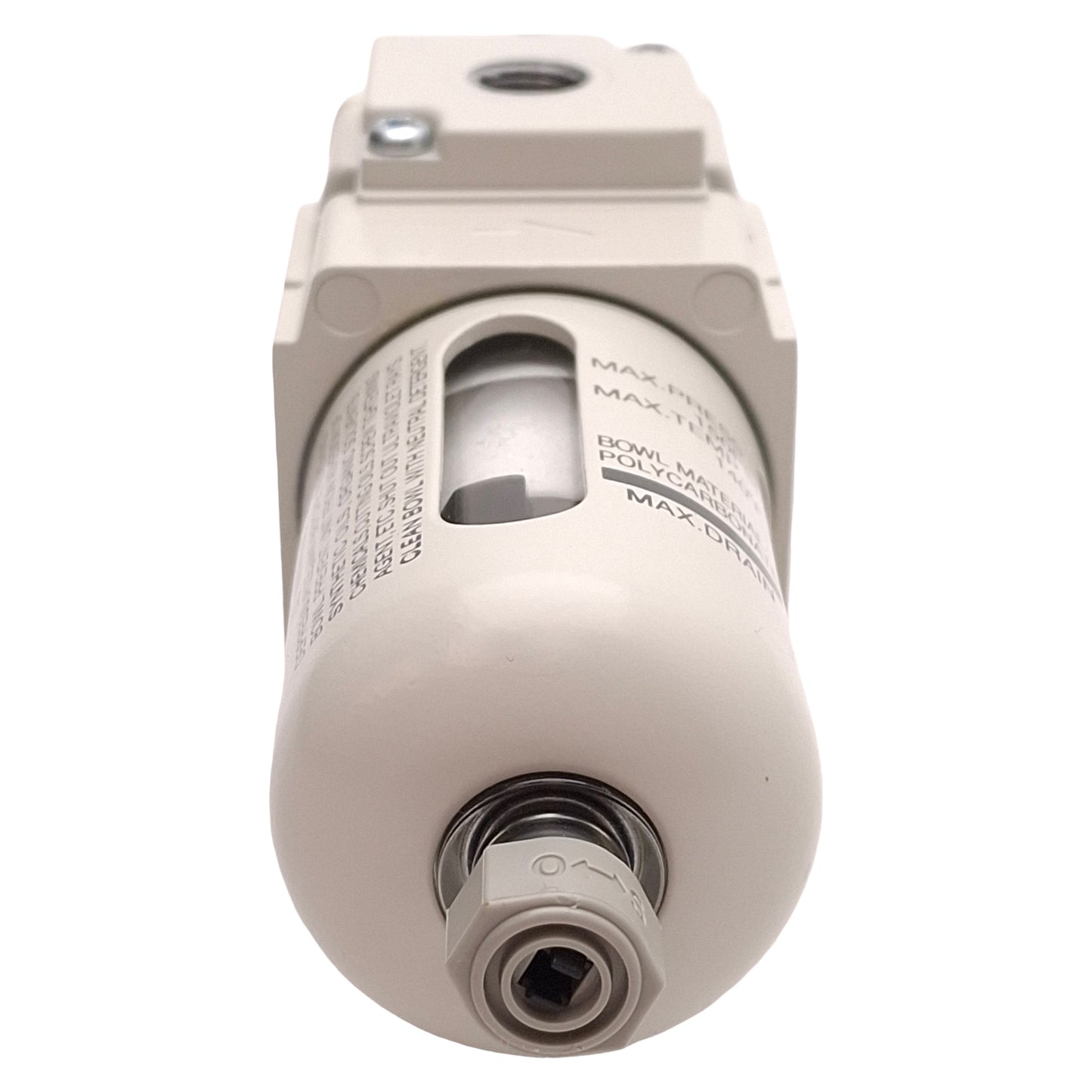 Used SMC AW20-N02-CZ-B Pneumatic Filter Regulator, 5µm, 7-125psi Set, 1/4in NPT