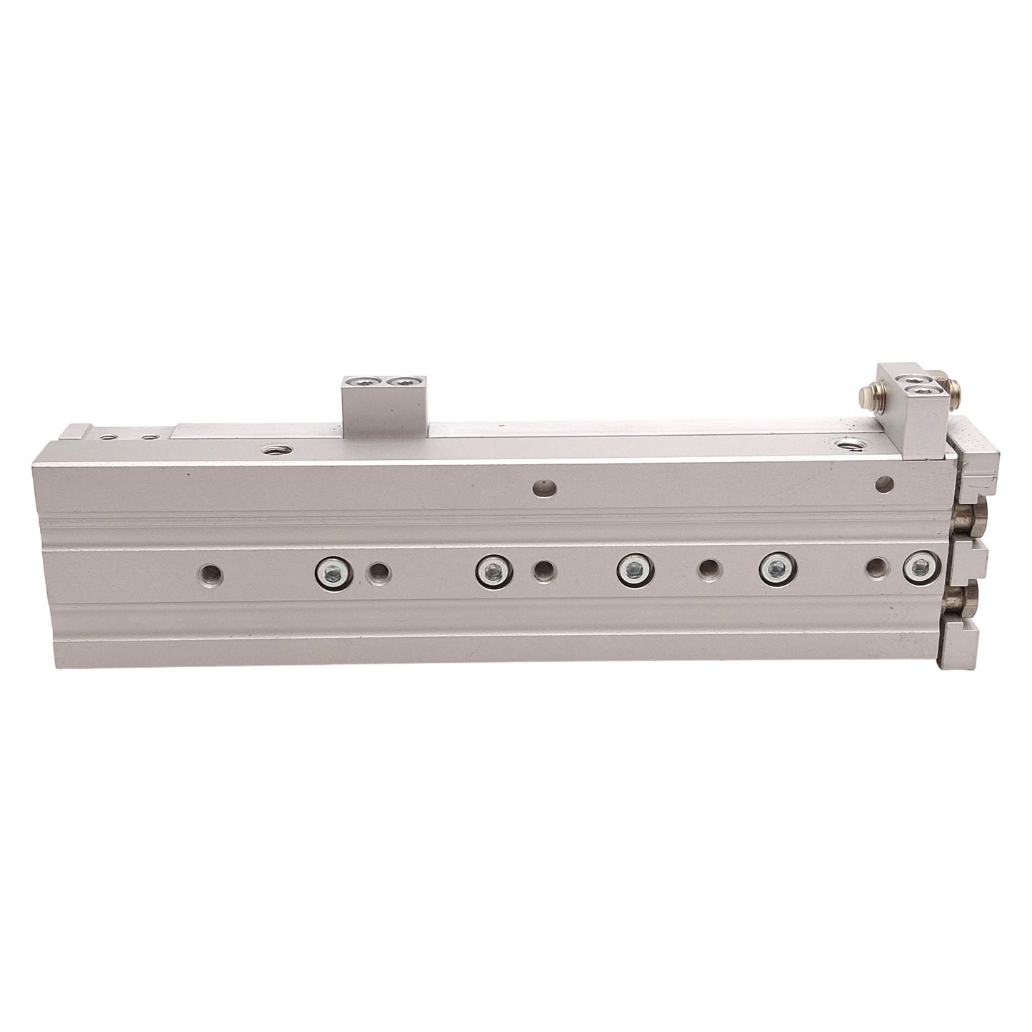 Used SMC MXS8-75AS Pneumatic Slide Table, ø8mm Bore, 75mm Stroke, 0.15-0.7MPa, M5x0.8