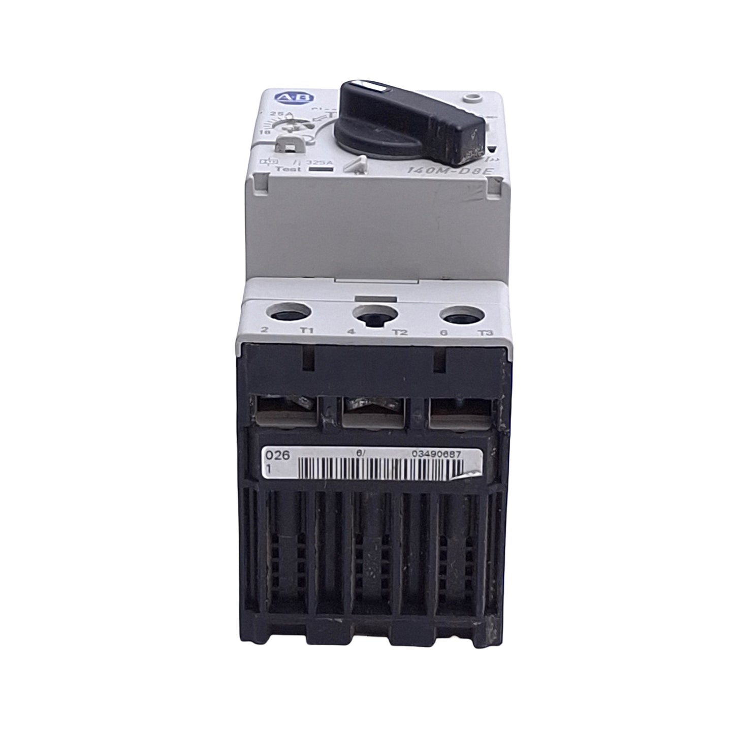Used Allen Bradley 140M-D8E-C25 Motor Circuit Breaker, 18-25A, Up to 600VAC 3-Phase