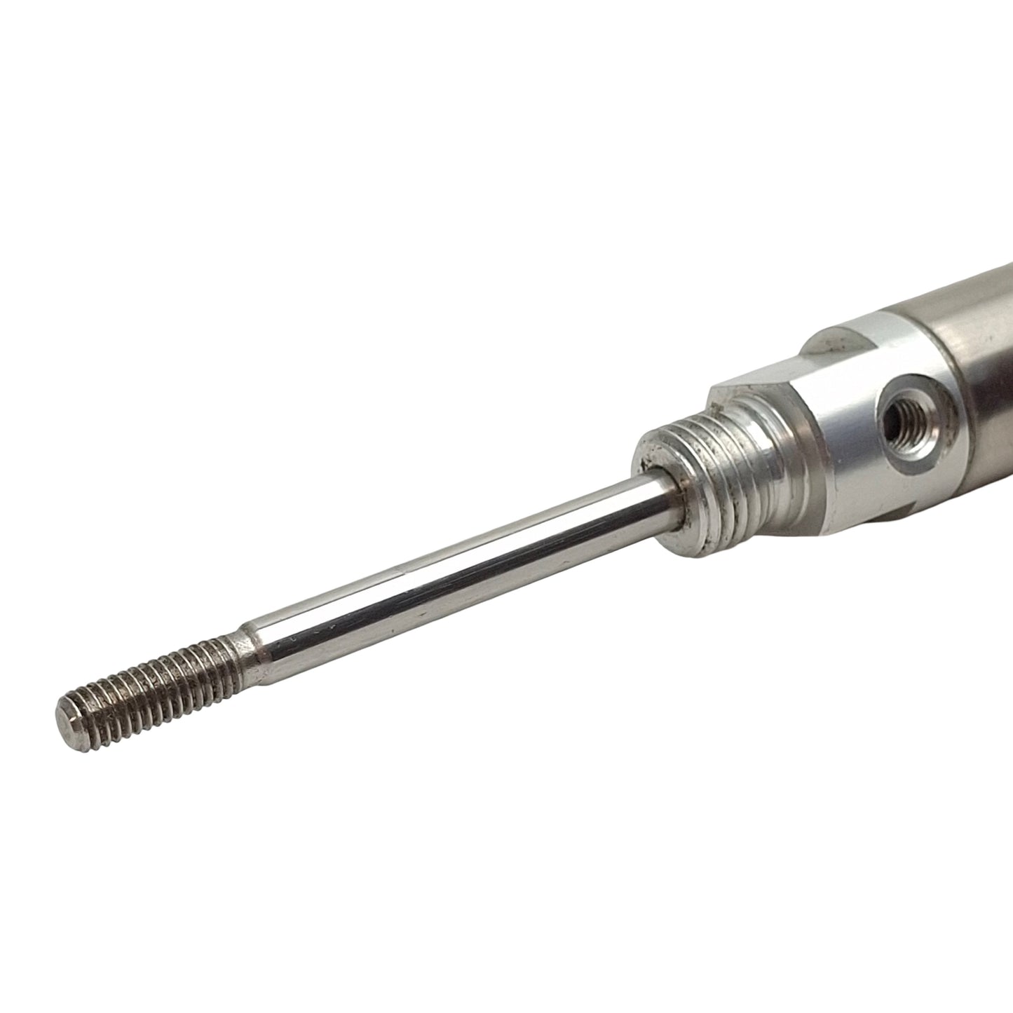 Used SMC NCME056-0150 Pneumatic Cylinder ø9/16in Bore, 1-1/2in Stroke, #10-32, 250psi