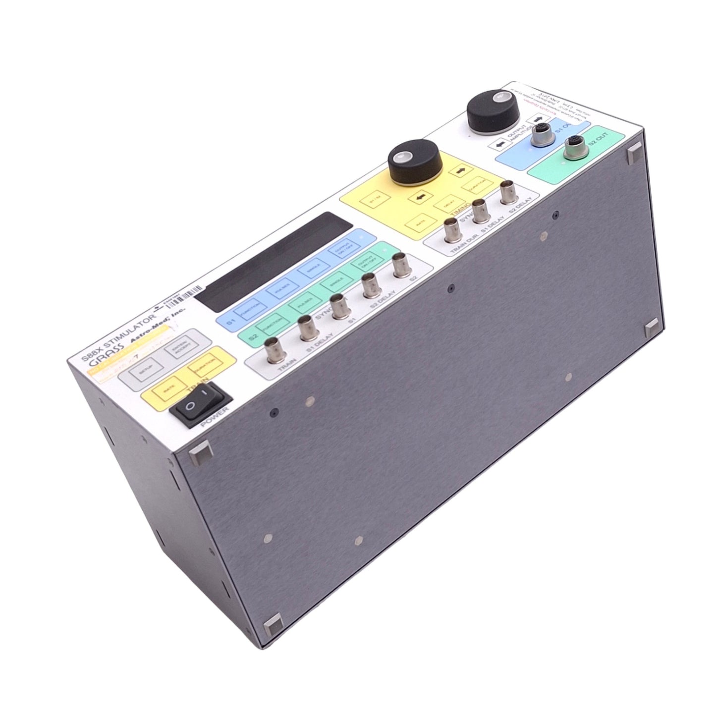 Used Grass Astro-Med S88X Square Pulse Stimulator, Dual Output, 115/230VAC, USB