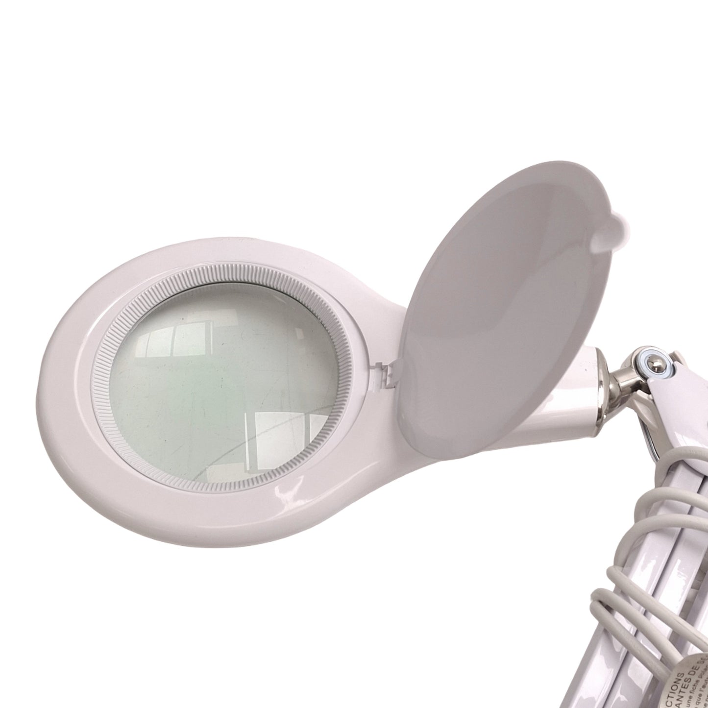 Used Proskit MA-1209LA Magnifier Lamp, 5D (2.25x) Mag., 110VAC, Desk Clamp Mount