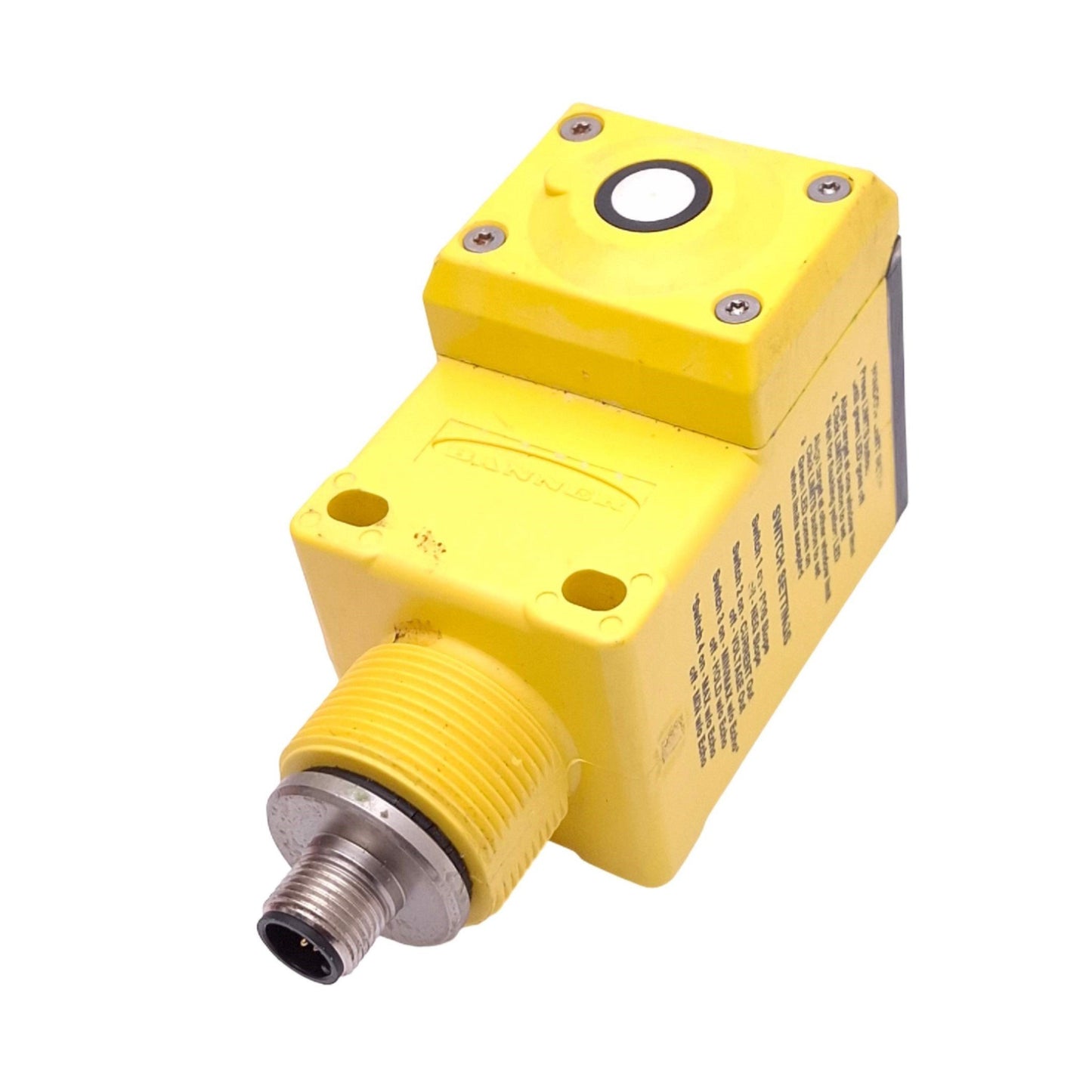 Used Banner Q45ULIU64ACRQ6 Ultrasonic Sensor, 1.4m Range, 0-10V 4-20mA Out, 24VDC In