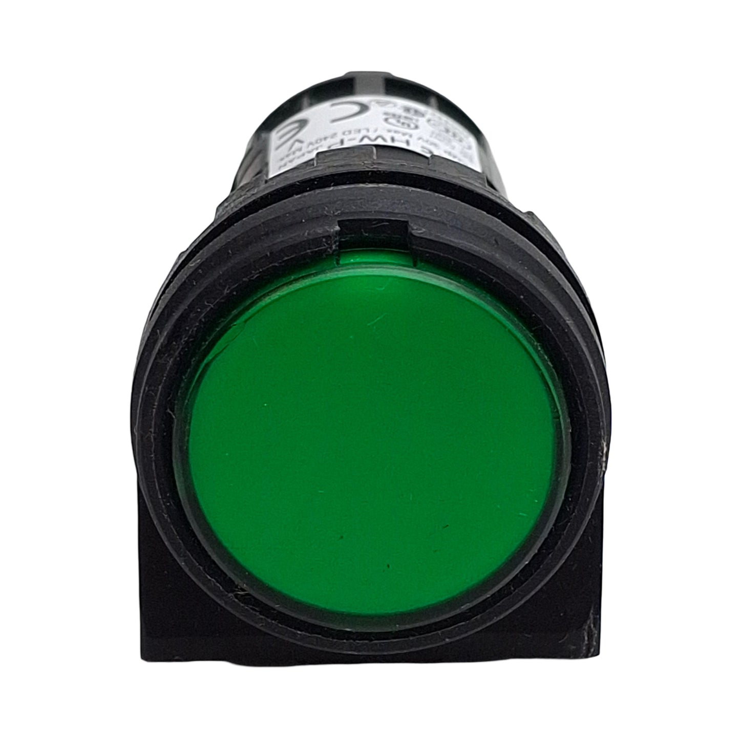 Used Lot of 2 Idec HW1P-1FQDG-120V Pilot Light, Green, ø22mm, 5-30VDC Lamp, 120VAC