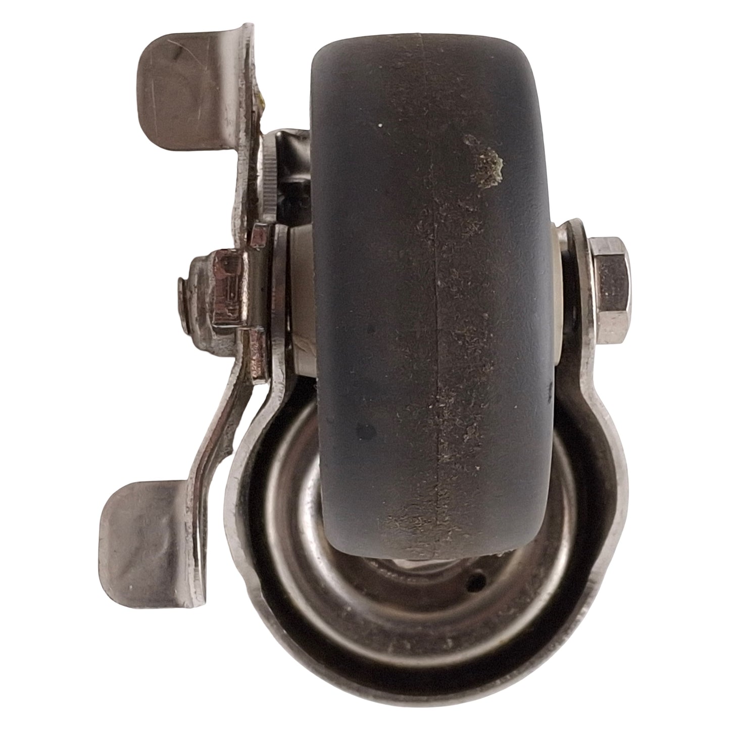 Used Lot of 4 Stem Mount Swivel Caster, ø3" x 1.25" Wheel, 1/2"-13 Thread, 1.5" Stem