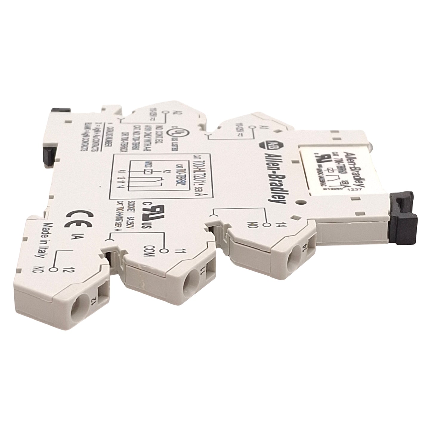 Used Lot of 4 Allen Bradley 700-HLT2U1 Terminal Block Relay, SPDT, 110/125VAC/DC