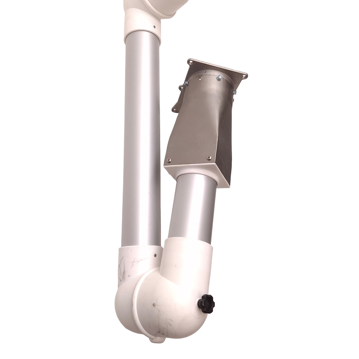 Used Alsident Systems 75-3590-3 Fume Extractor Arm, Wall Mount, 80-180cu m/Hr, ø75mm