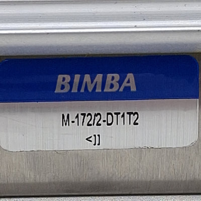 New Bimba M-172/2-DT1T2 3-Position Air Cylinder ø1-1/2" Bore, 2x 2" Stroke, 1/8" NPT