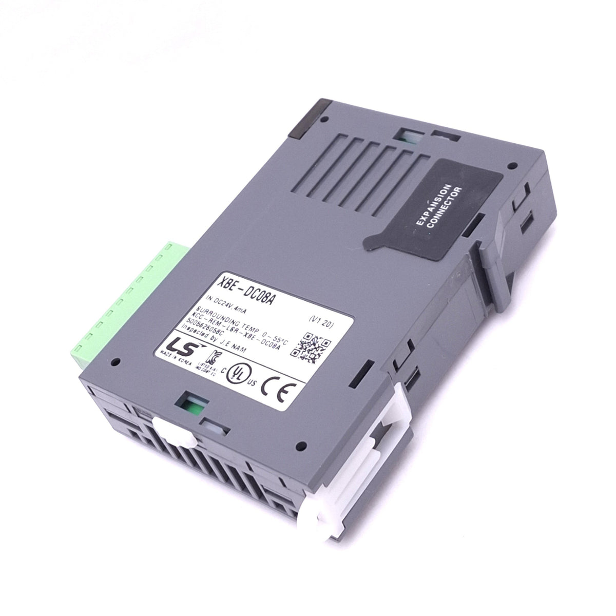 New LS Electric XBE-DC08A PLC Digital DC Input Module, 8-Point 24VDC 4mA, DIN Rail