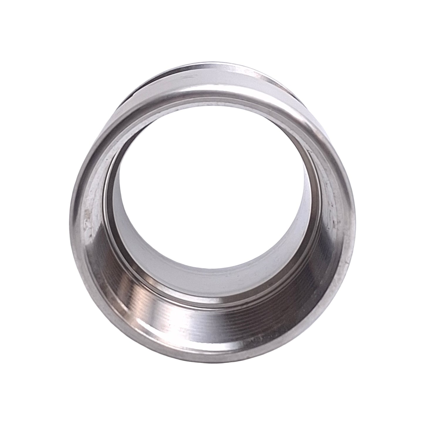 Used VNE EG22 ZH1504703 Female Sanitary Adapter, 2.5in NPT to Sanitary Flange