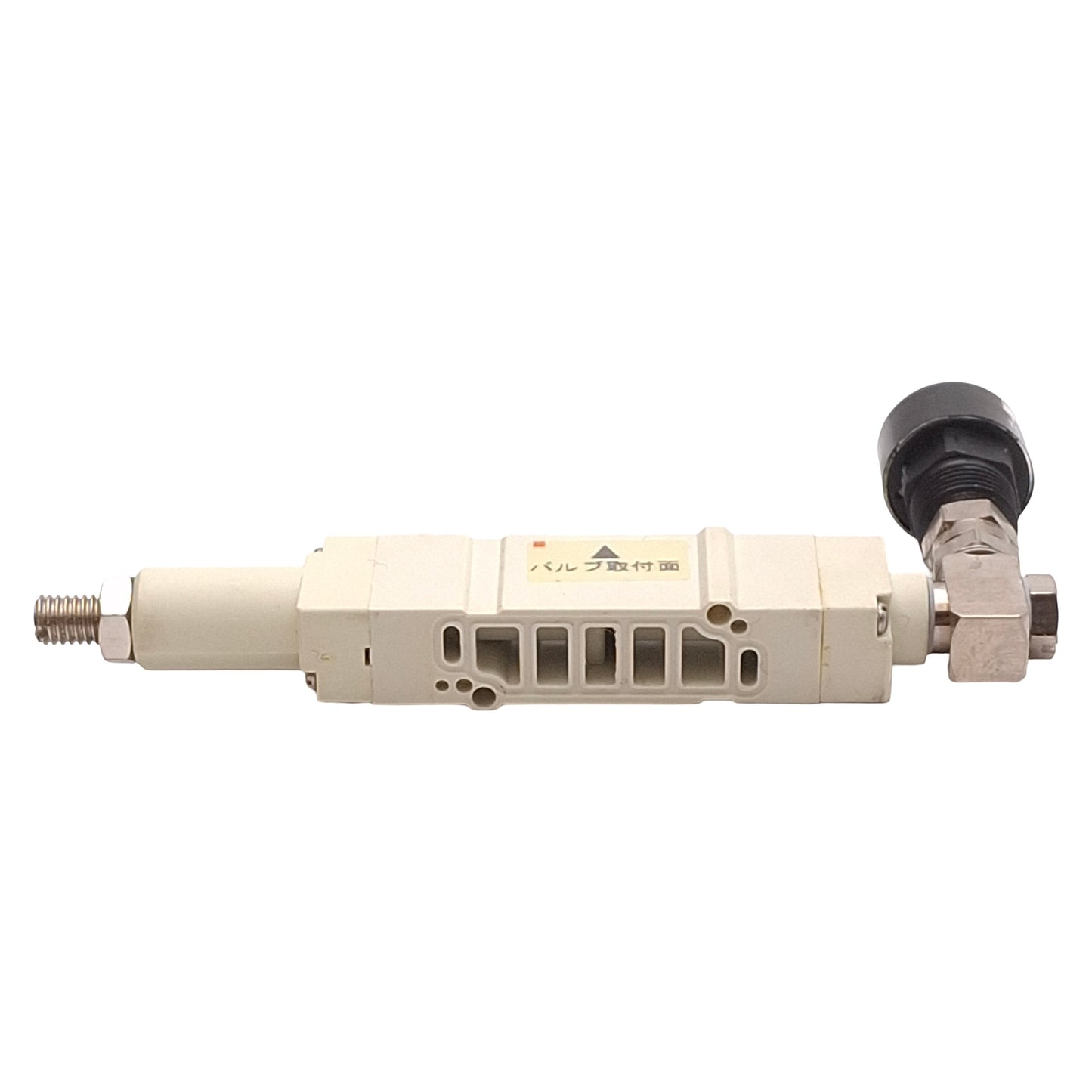 Used SMC ARBY3000-06-P-2 Solenoid Interface Regulator w/ Gauge 0.1-0.7MPa Set, SY3000