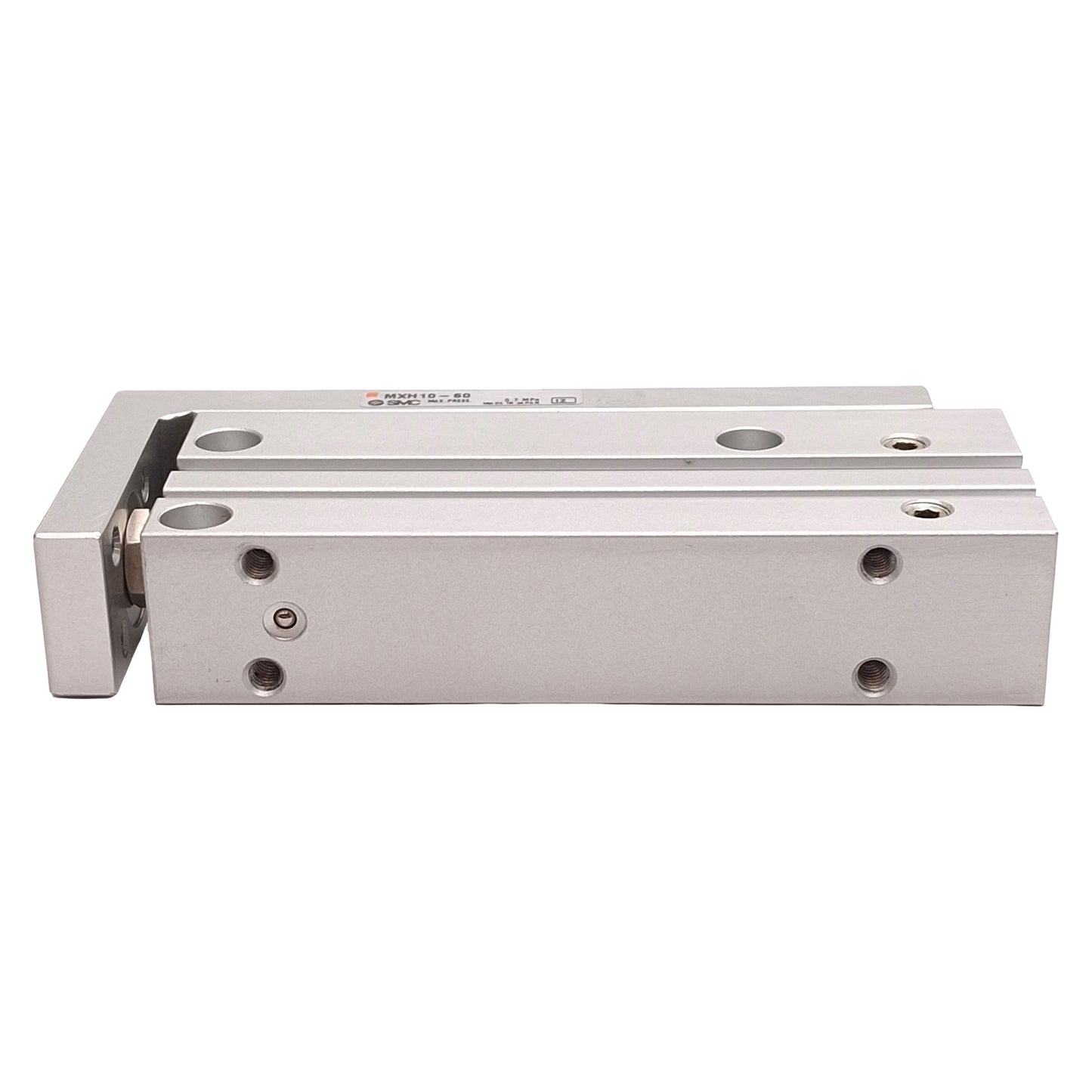 Used SMC MXH10-60 Compact Slide Table, ø10mm Bore, 60mm Stroke, 0.7MPa, M5x0.8 Ports