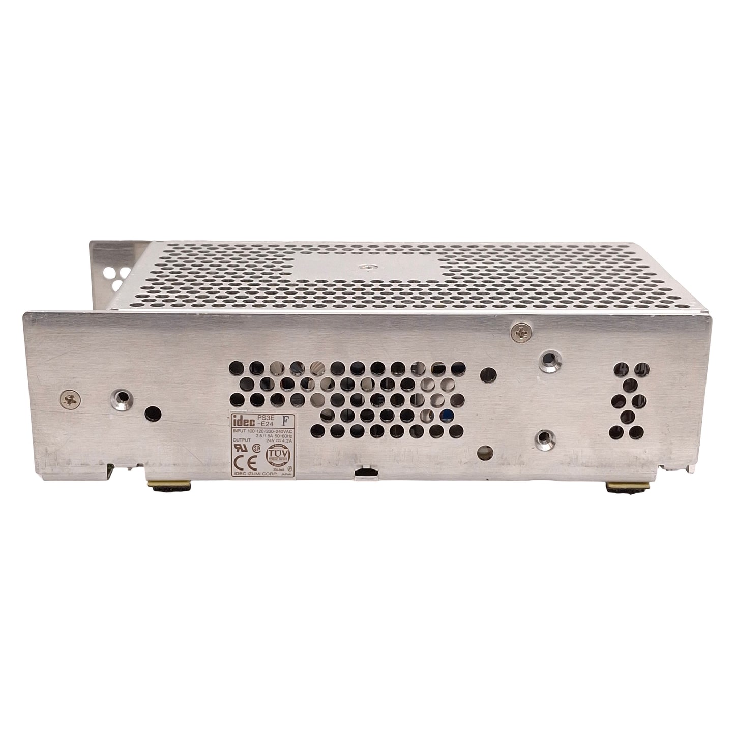 Used Idec PS3E-E24 Power Supply, 100W, 100-120/200-240VAC 2.5/1.5A IN, 24VDC 4.2A OUT